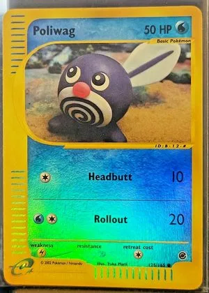 Poliwag [Reverse Holo], English Pokemon card