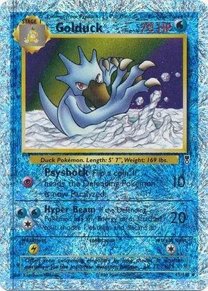Golduck [Reverse Holo], English Pokemon card