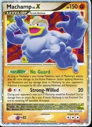Machamp LV. X, English Pokemon card