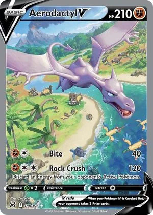 Aerodactyl V, English Pokemon card