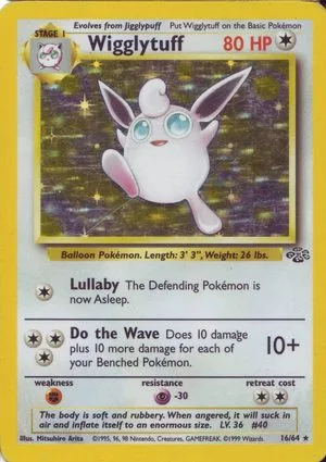 Wigglytuff, English Pokemon card