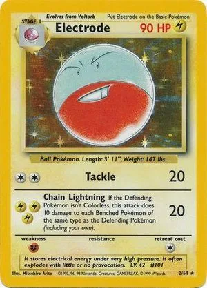 Electrode [No Symbol], English Pokemon card