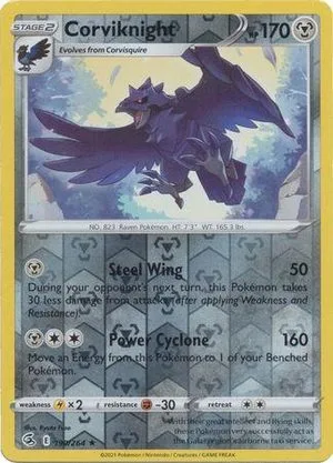 Corviknight [Reverse Holo], English Pokemon card