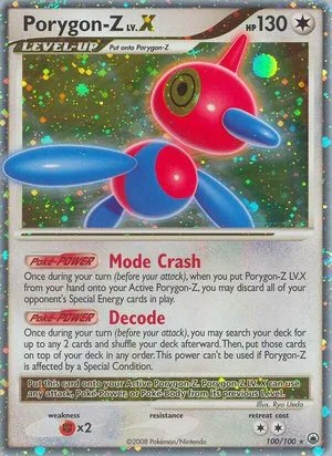 Porygon-Z LV.X, English Pokemon card