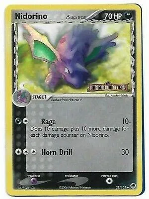 Nidorino [Reverse Holo], English Pokemon card