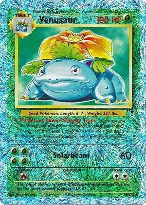 Venusaur [Reverse Holo], English Pokemon card