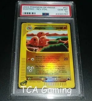 Dugtrio [Reverse Holo], English Pokemon card