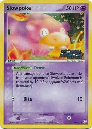 Slowpoke [Reverse Holo], English Pokemon card
