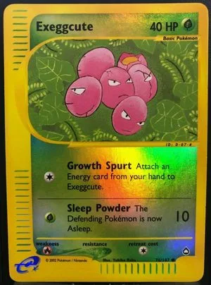 Exeggcute [Reverse Holo], English Pokemon card