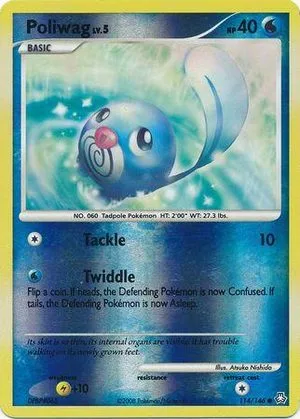 Poliwag [Reverse Holo], English Pokemon card