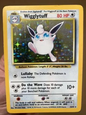 Wigglytuff [No Symbol], English Pokemon card