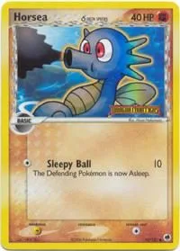 Horsea [Reverse Holo], English Pokemon card