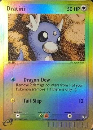 Dratini [Reverse Holo], English Pokemon card