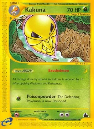 Kakuna, English Pokemon card