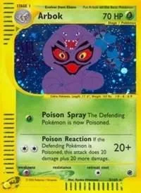 Arbok, English Pokemon card