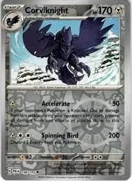 Corviknight [Reverse Holo], English Pokemon card