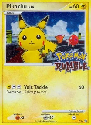 Pikachu, English Pokemon card