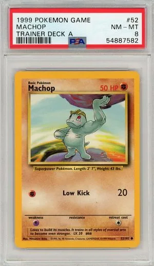Machop [Trainer Deck A], English Pokemon card