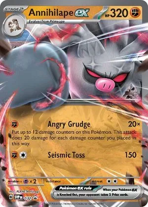 Annihilape ex, English Pokemon card