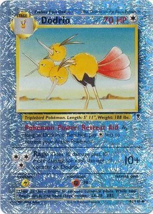 Dodrio [Reverse Holo], English Pokemon card