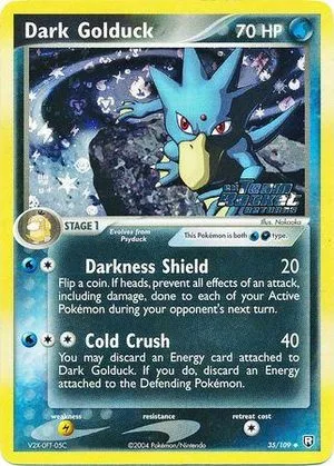 Dark Golduck [Reverse Holo], English Pokemon card