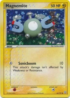Magnemite [Reverse Holo], English Pokemon card