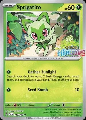 Sprigatito [Horizons], English Pokemon card