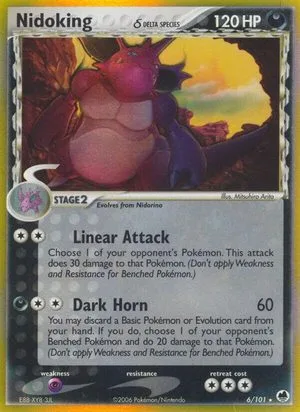 Nidoking, English Pokemon card