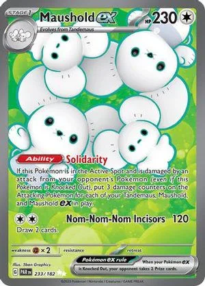 Maushold ex, English Pokemon card