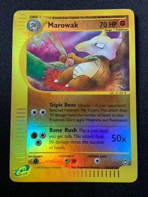 Marowak [Reverse Holo], English Pokemon card