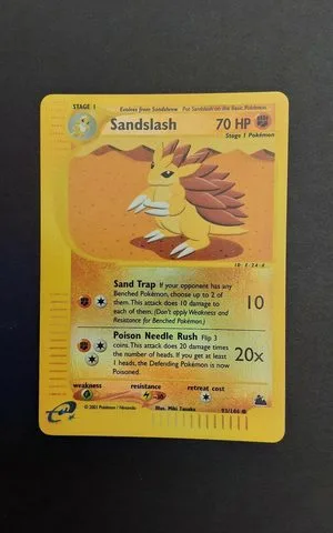 Sandslash [Reverse Holo], English Pokemon card