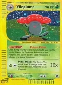 Vileplume, English Pokemon card