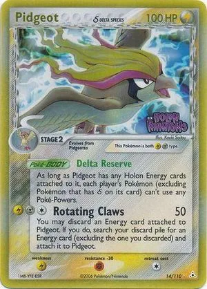 Pidgeot [Reverse Holo], English Pokemon card