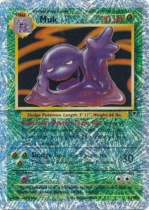 Muk [Reverse Holo], English Pokemon card