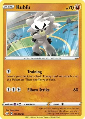 Kubfu, English Pokemon card