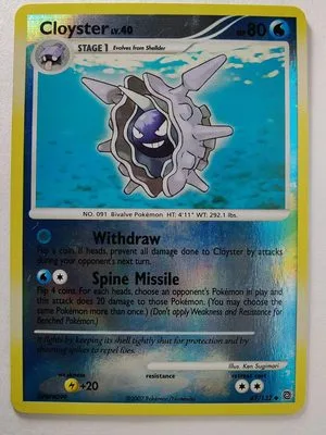 Cloyster [Reverse Holo], English Pokemon card