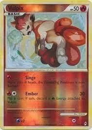 Vulpix [Reverse Holo], English Pokemon card