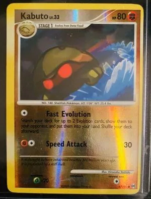 Kabuto [Reverse Holo], English Pokemon card