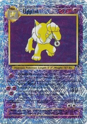 Hypno [Reverse Holo], English Pokemon card