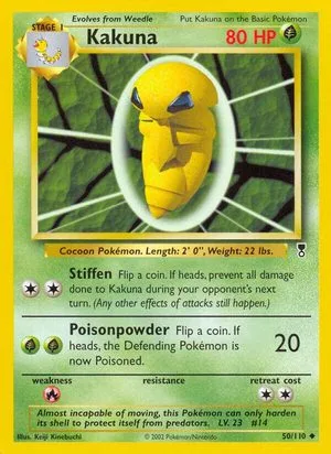 Kakuna, English Pokemon card