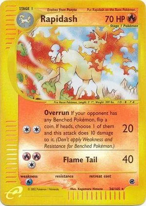 Rapidash [Reverse Holo], English Pokemon card
