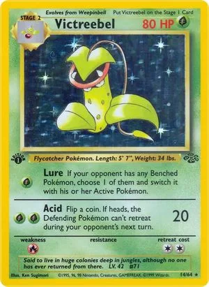 Victreebel [1st Edition], English Pokemon card