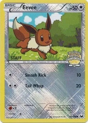Eevee [City Championship Staff], English Pokemon card