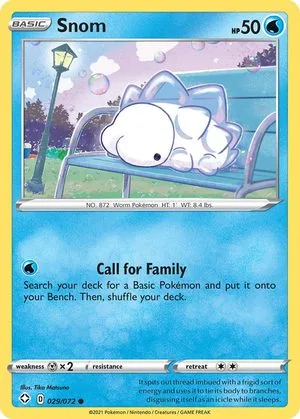 Snom, English Pokemon card