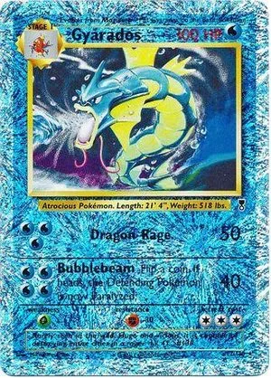 Gyarados [Reverse Holo], English Pokemon card
