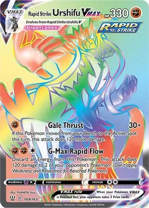 Rapid Strike Urshifu VMAX, English Pokemon card