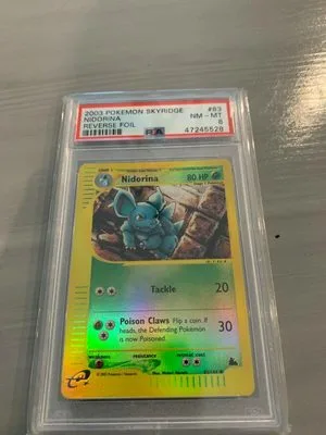 Nidorina [Reverse Holo], English Pokemon card