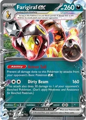 Farigiraf ex, English Pokemon card