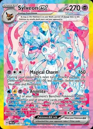 Sylveon ex, English Pokemon card