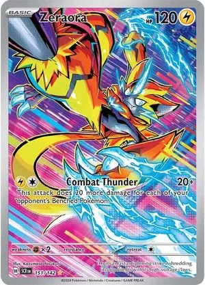 Zeraora, English Pokemon card